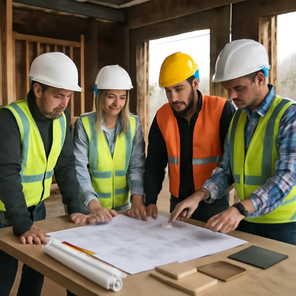 Planning and construction process for About