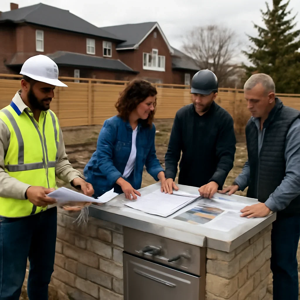 Planning and construction process for Outdoor Kitchen Planning Guide for Toronto Homes