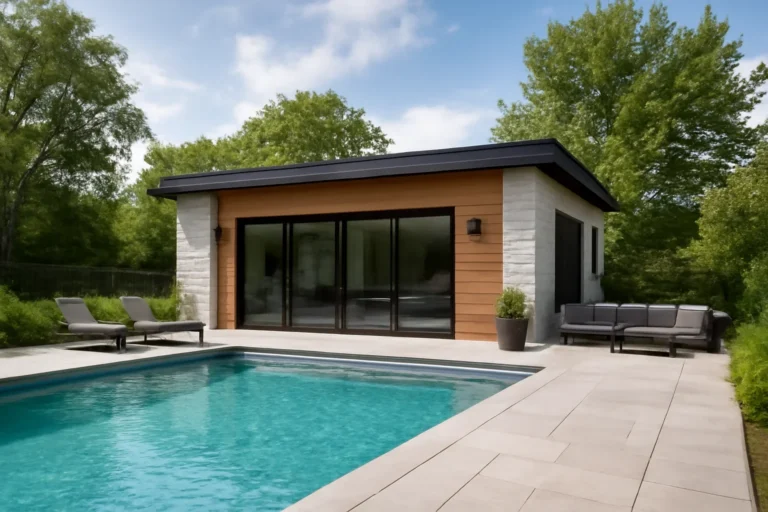 Pool House Design Ideas for Ontario Backyards project inspiration from Oak Valley Design Build