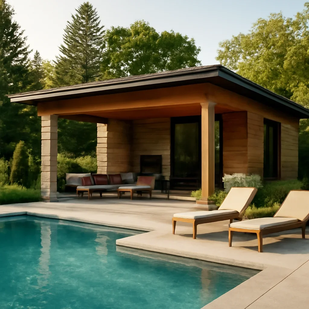 Design details related to GTA Pool House Design-Build