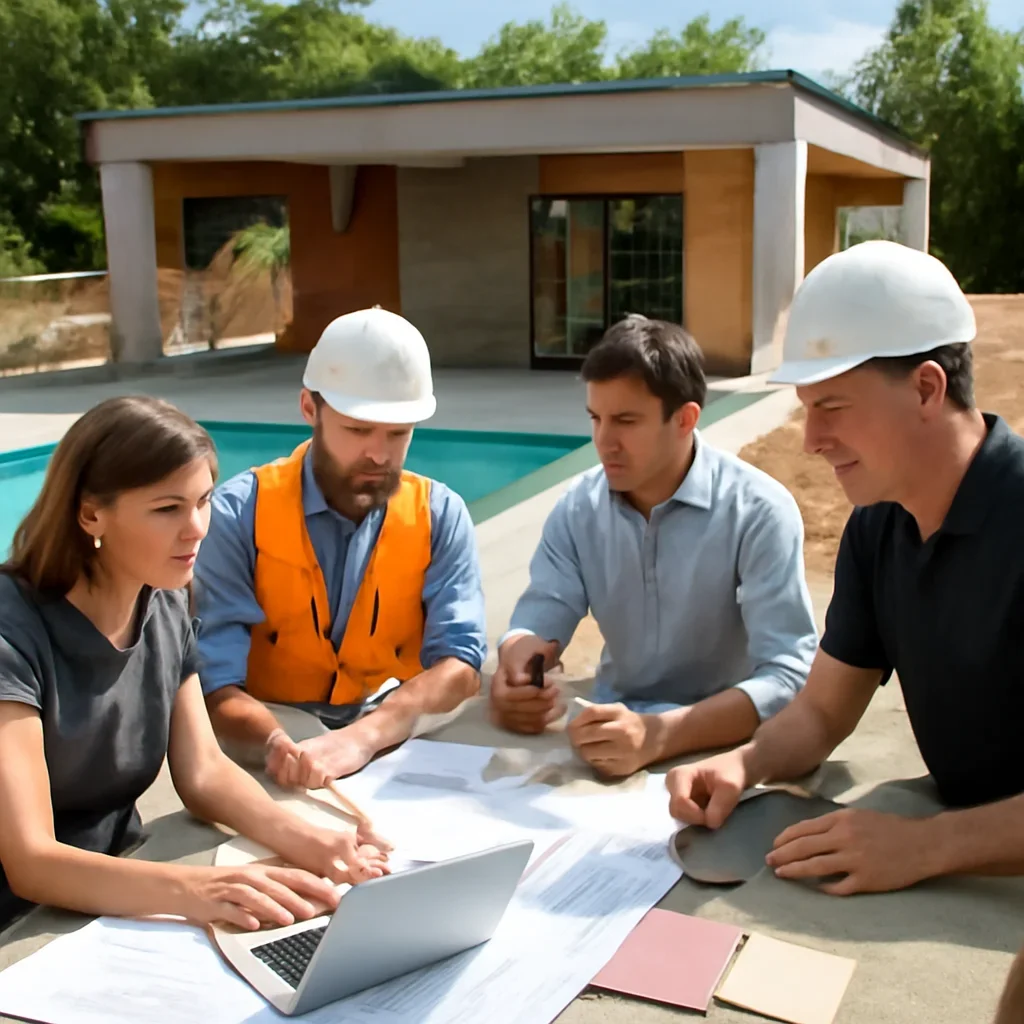 Planning and construction process for GTA Pool House Design-Build