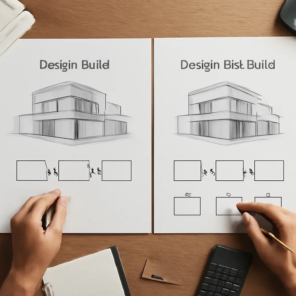 Design details related to Design-Build vs Design-Bid-Build
