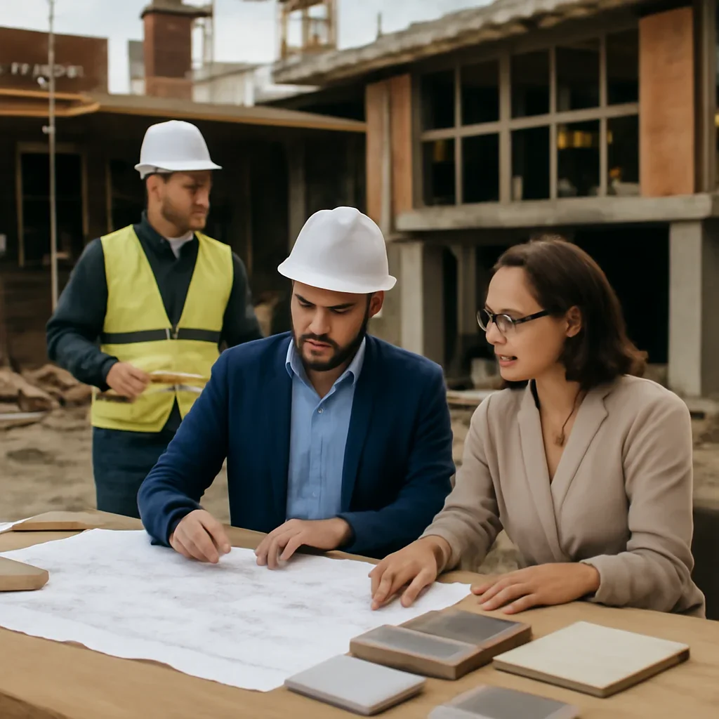 Planning and construction process for Architect & Designer Collaboration