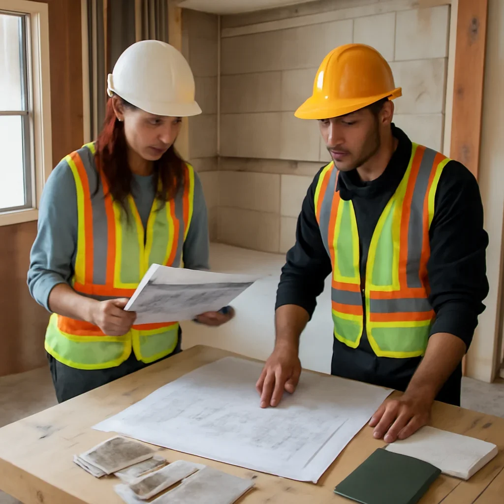 Planning and construction process for King City Bathroom Renovation