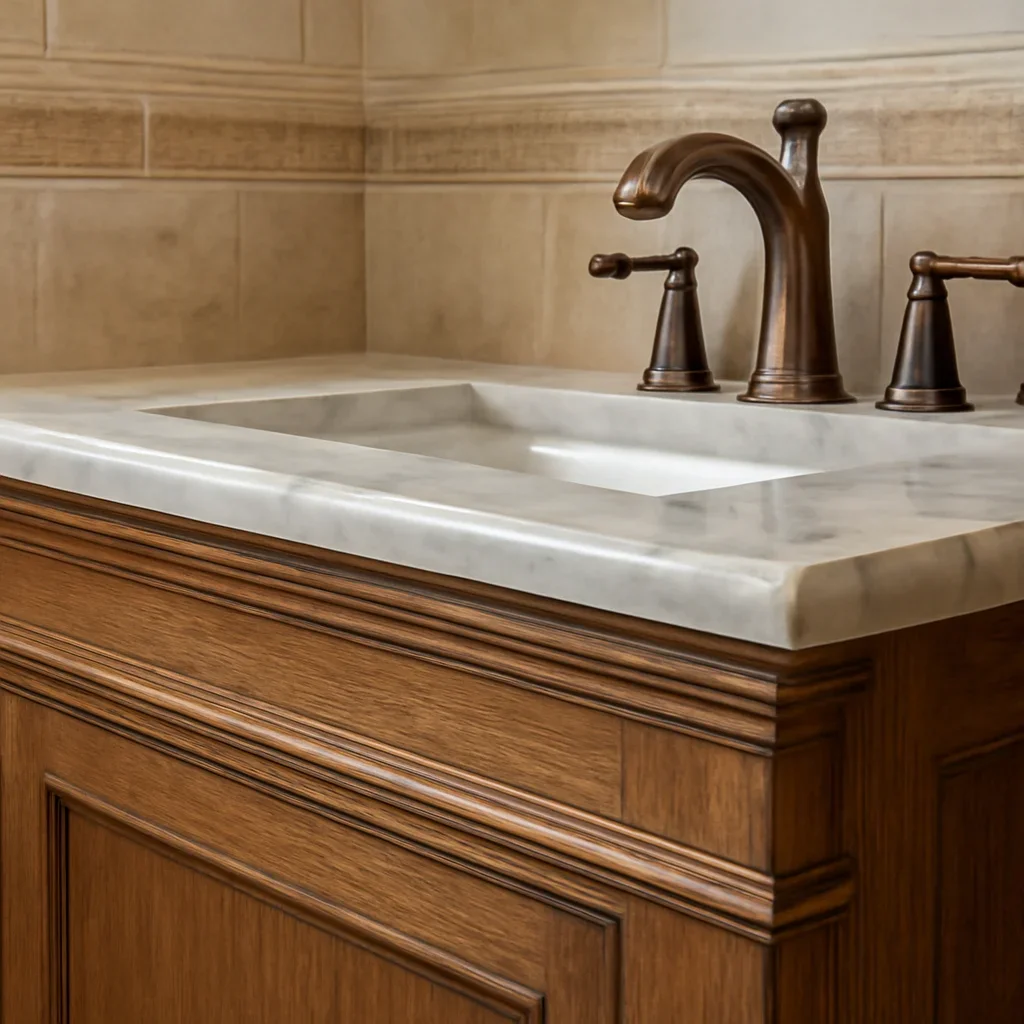 Craftsmanship detail featured on the Bathroom Remodeling page