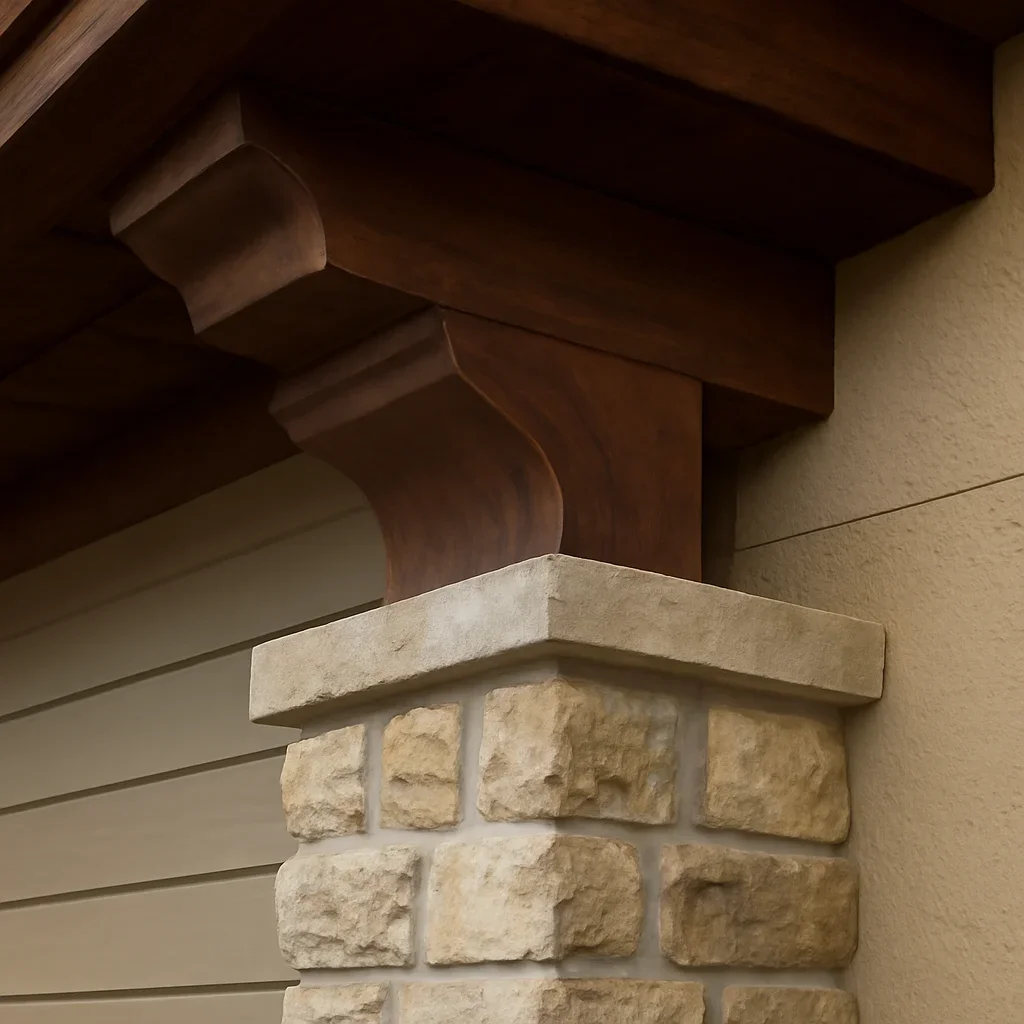 Craftsmanship detail featured on the Home Additions page