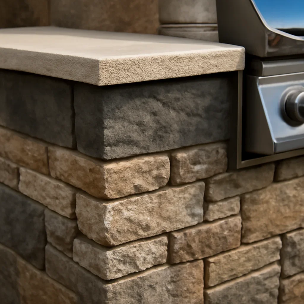 Craftsmanship detail featured on the Outdoor Kitchens page