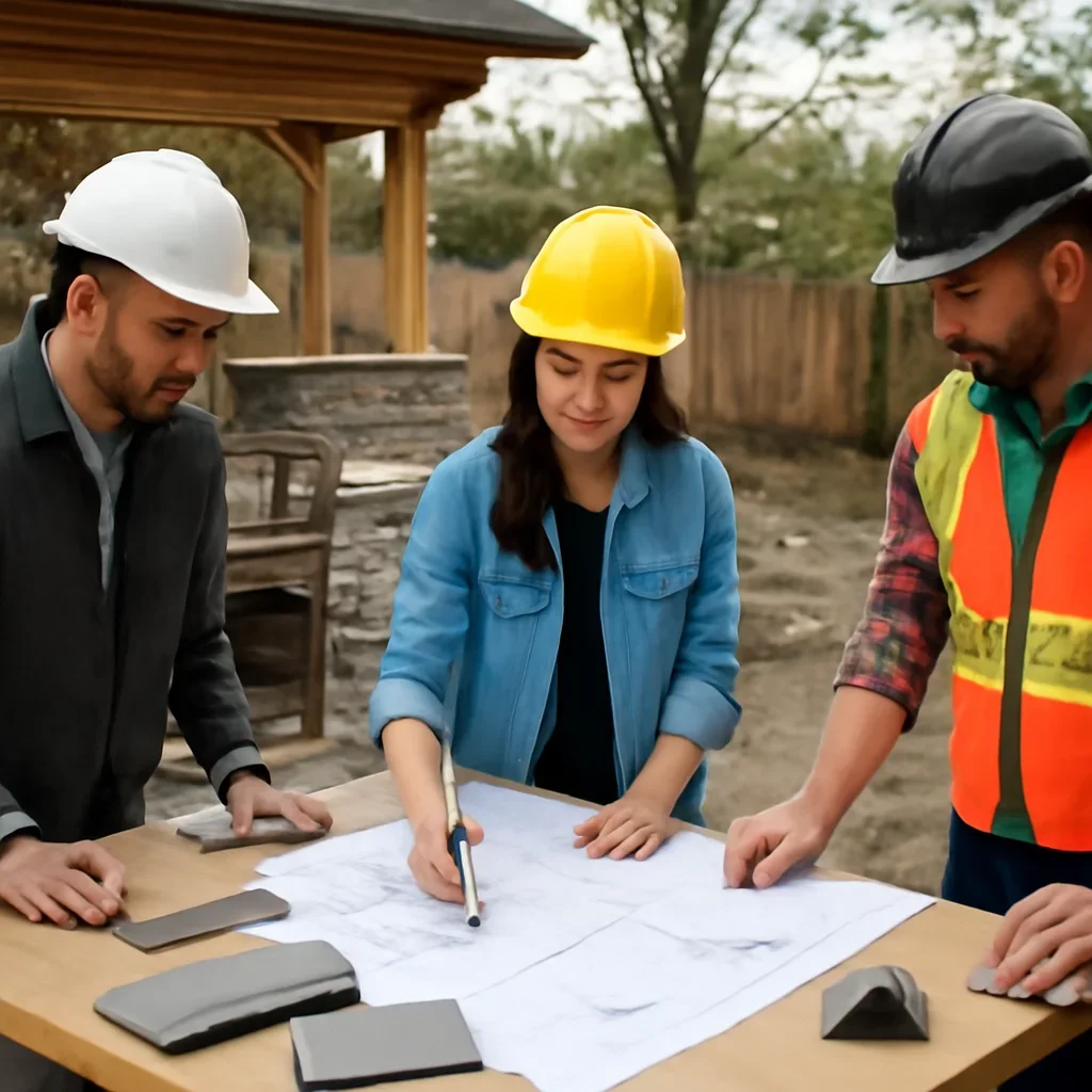 Planning and construction process for Outdoor Kitchens