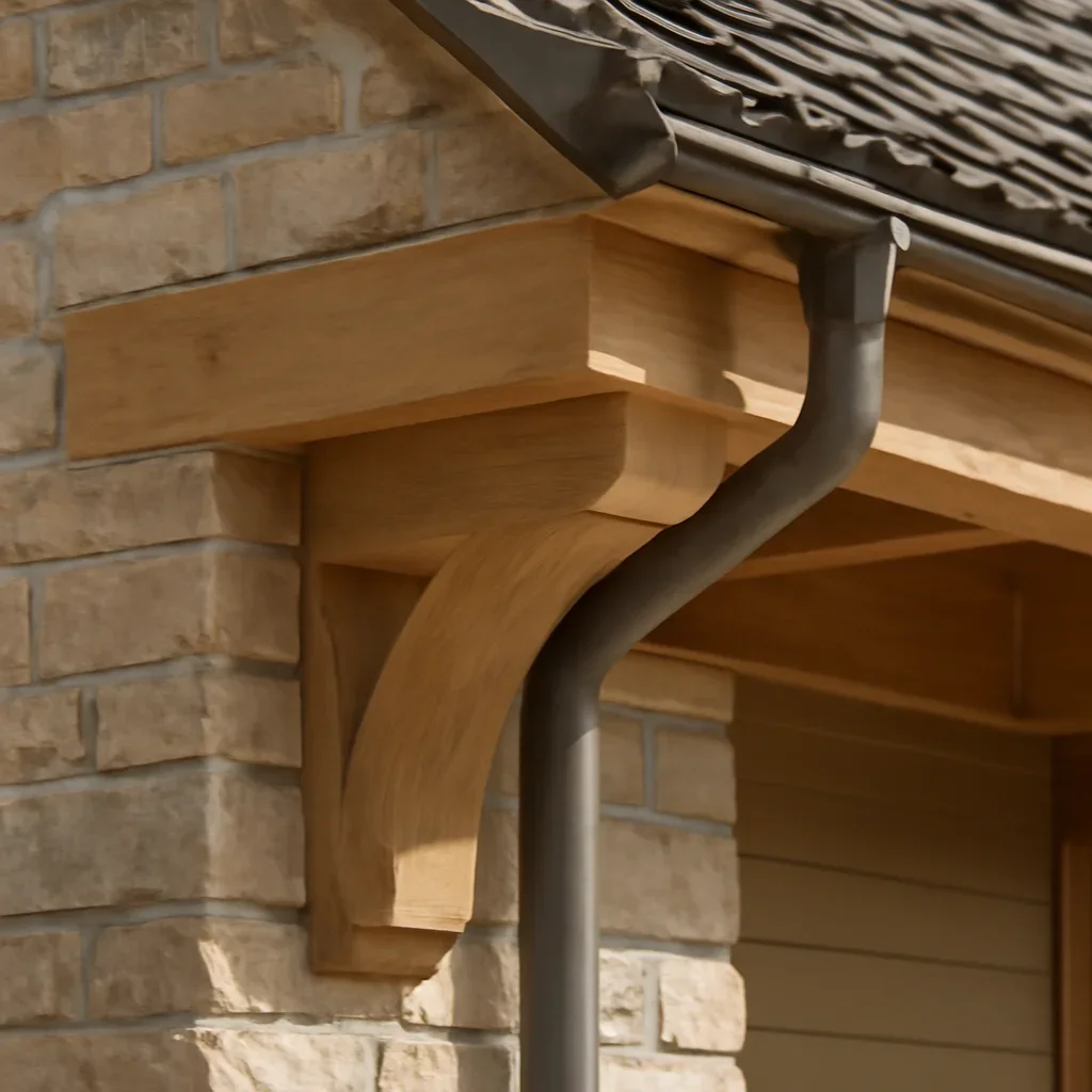 Craftsmanship detail featured on the Pool Houses page
