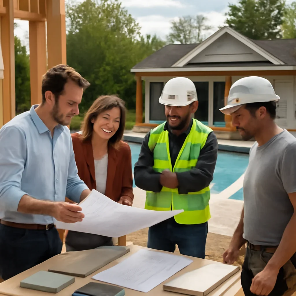Planning and construction process for Pool Houses