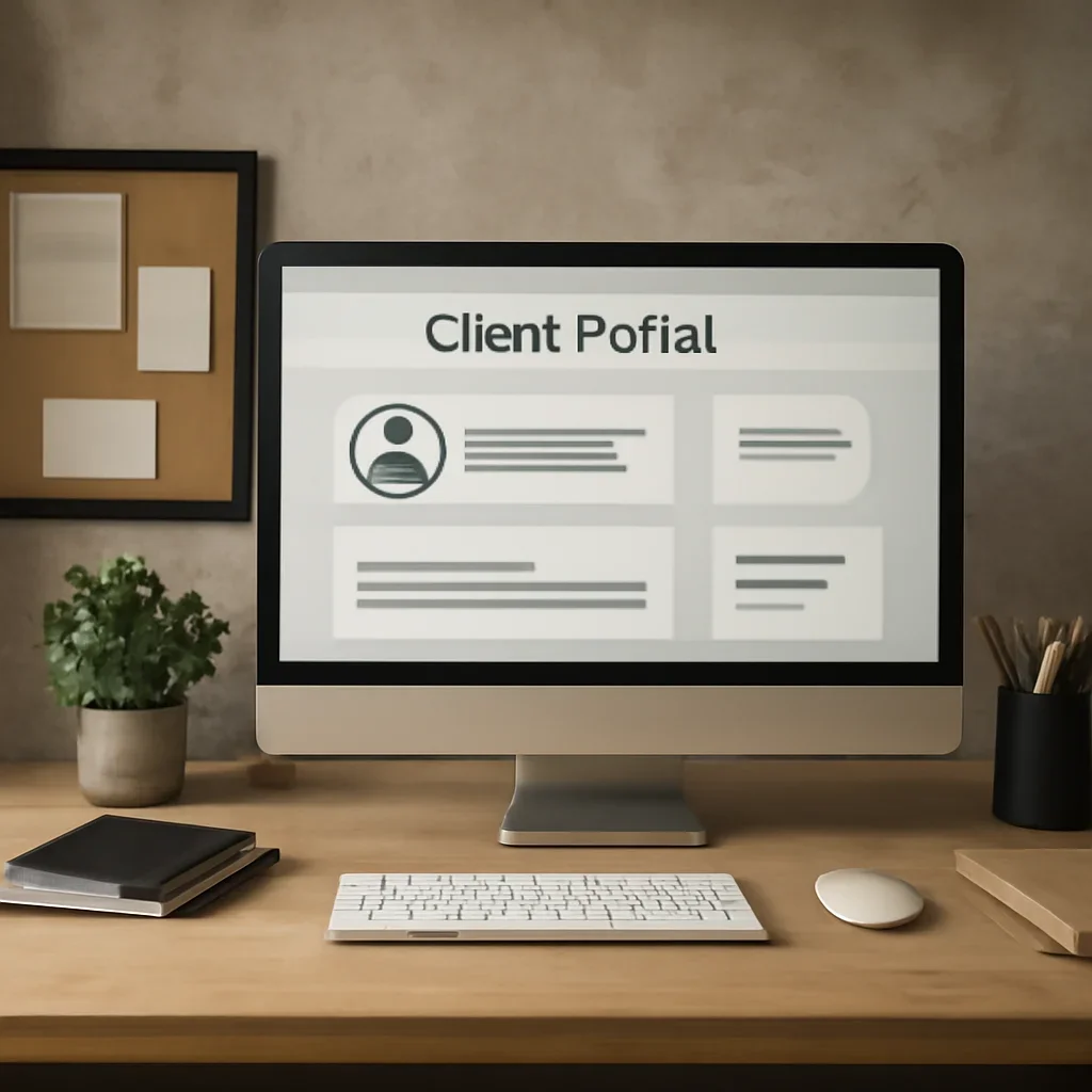 Design details related to Client Portal