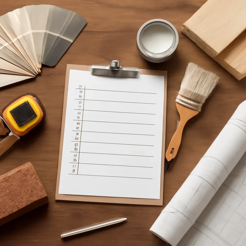 Design details related to Renovation Planning Checklist