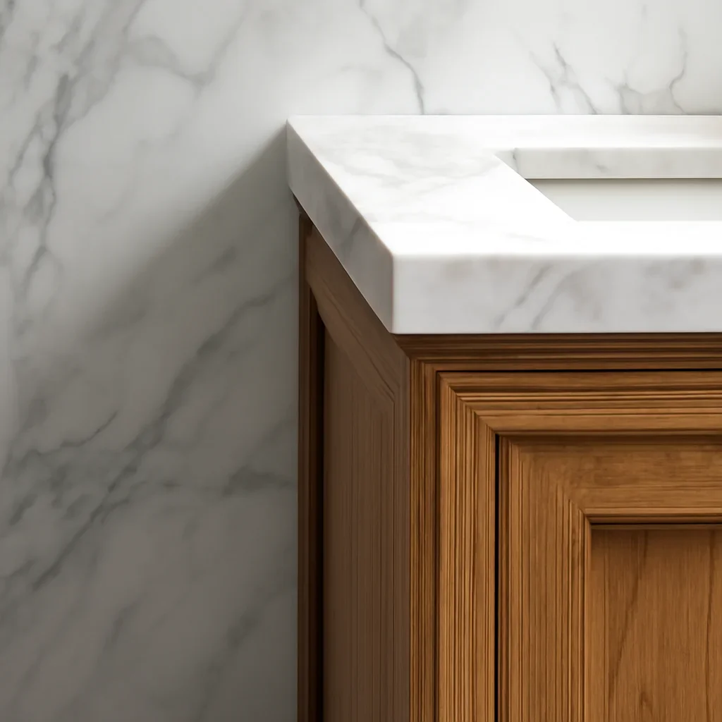 Craftsmanship detail featured on the Toronto Bathroom Renovation page
